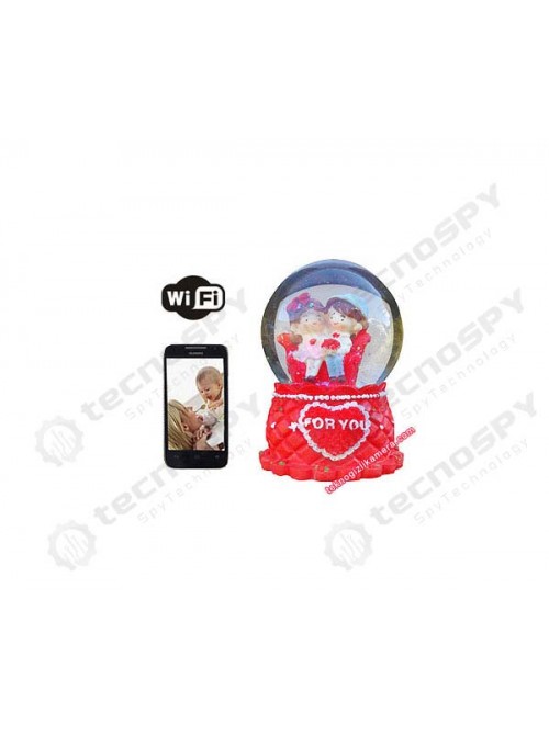 Kar Küresi Gizli Kamera Wifi İP