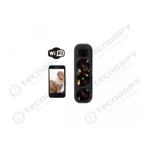 Priz Gizli Kamera Wifi İP Kablosuz Siyah