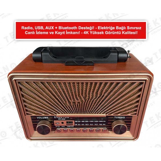 Nostalji Radyo Wifi İP Kamera