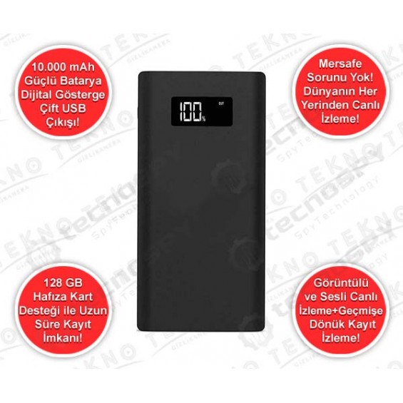 Power Bank Wifi İP Kamera