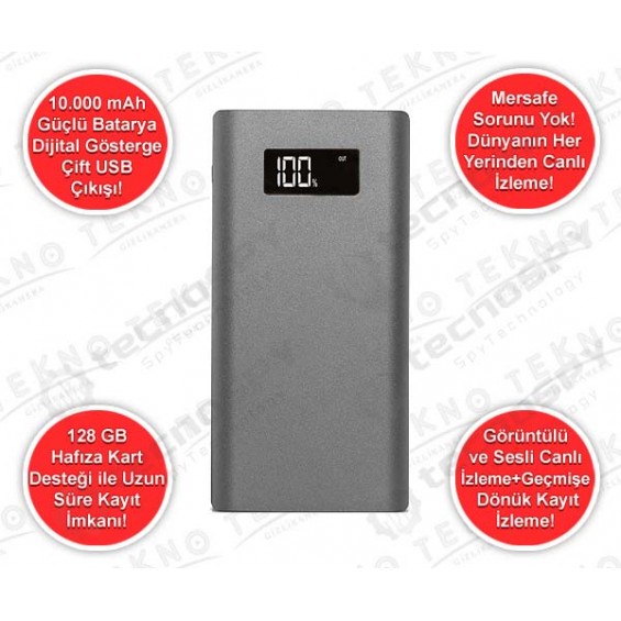 Power Bank Wifi İP Kamera