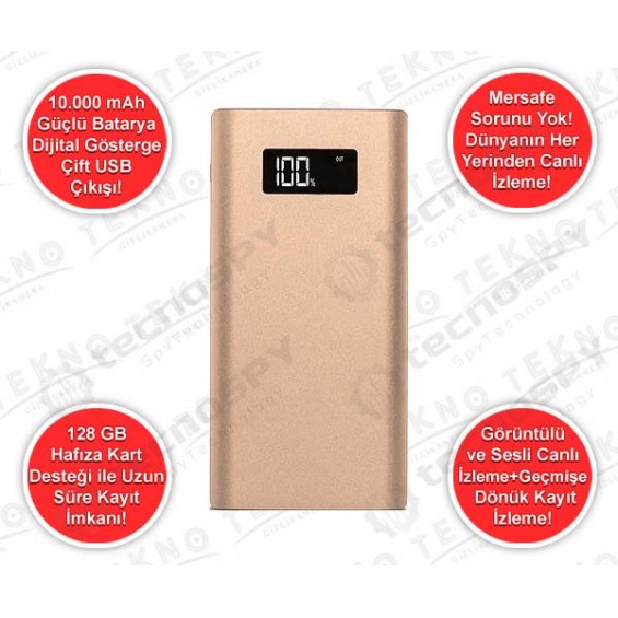 Power Bank Wifi İP Kamera